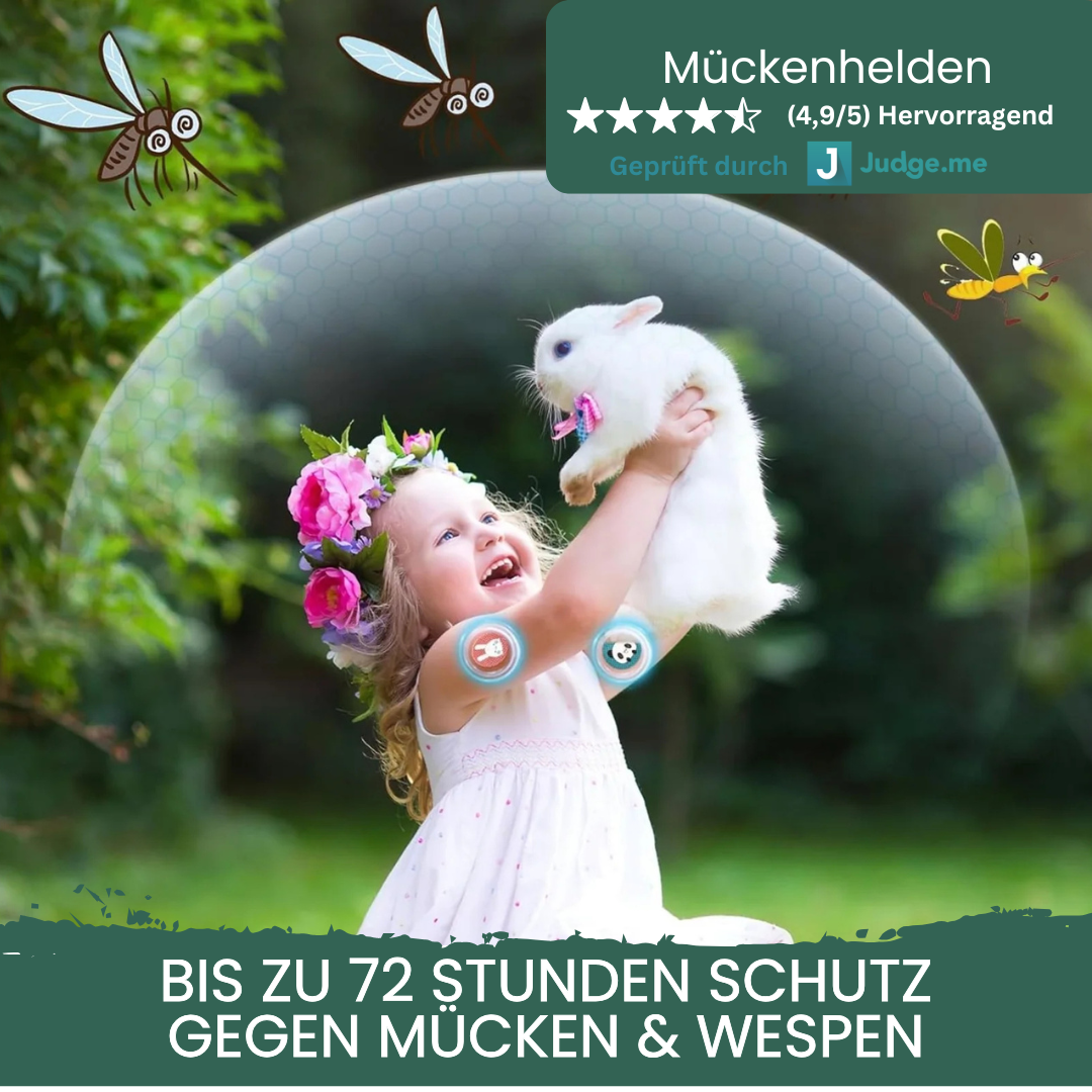 Anti-Mücken Sticker (50 Stück)