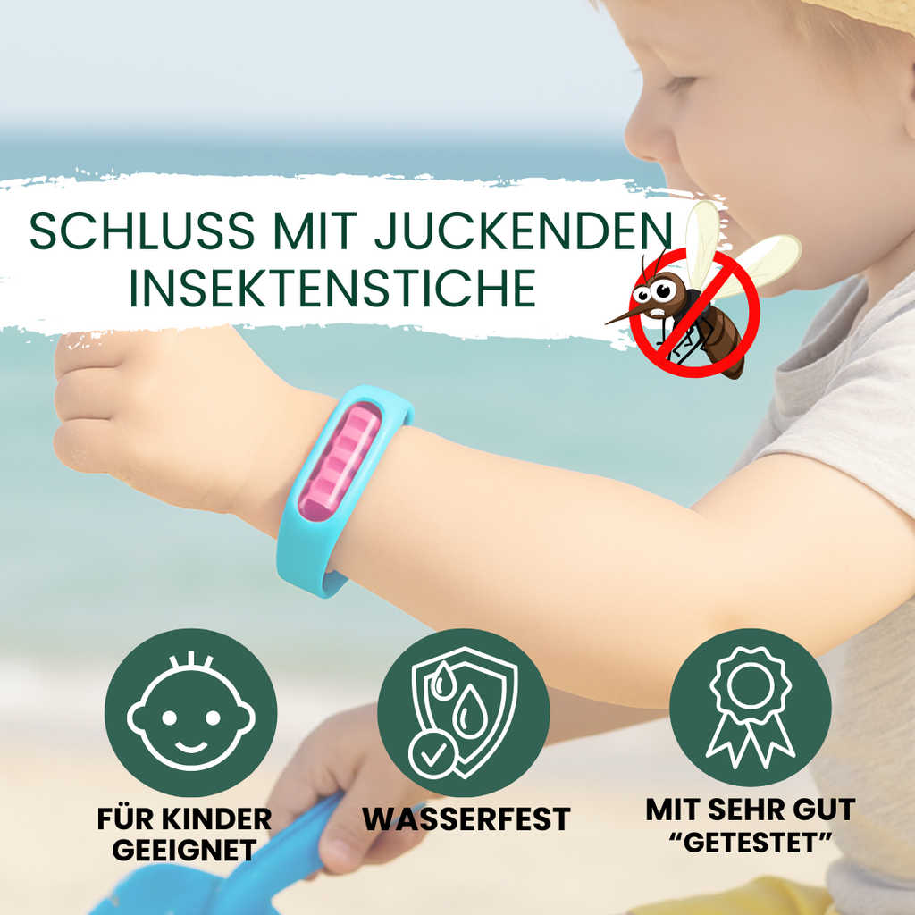 36x Mückenschutz Sticker + 10x Nachfüllkapsel