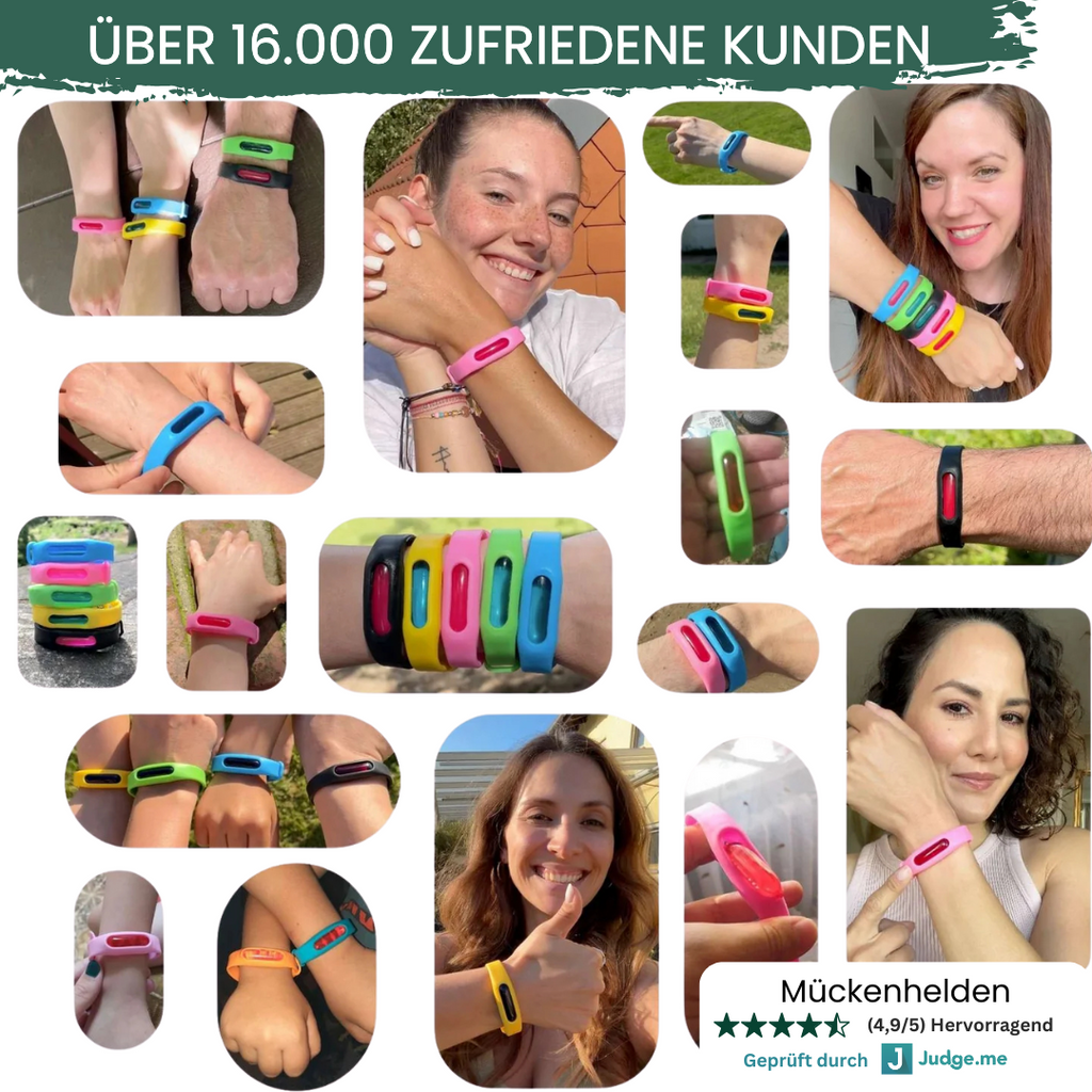Summi- Mücken Abwehrband (+ Gratis Schutzsticker & Nachfüller)